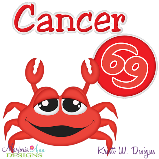 Zodiac Friends~Cancer SVG Cutting Files + Clipart - Click Image to Close